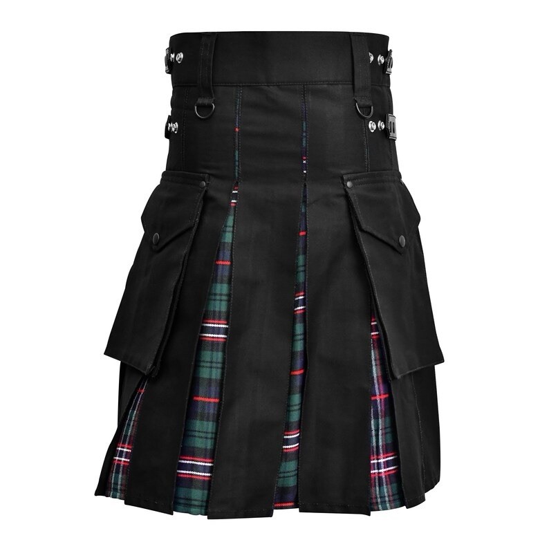 H HIGHLAND REDSTONE Men’s Hybrid Utility Kilt Scottish National Size 46-48