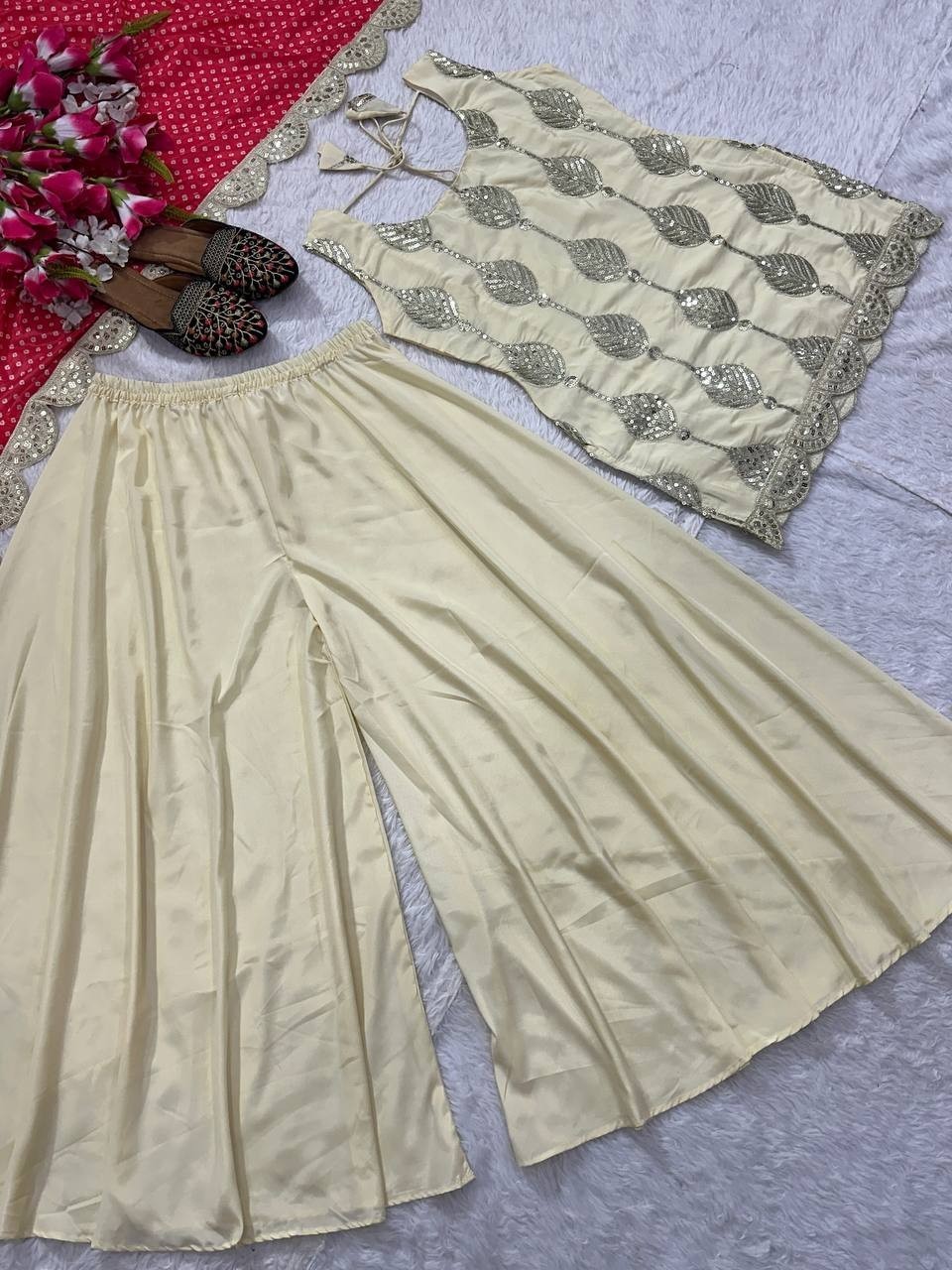 PAKISTANI DRESS BOLLYWOOD SUIT INDIAN WEDDING DHOTI TOP SALWAR KAMEEZ PARTY WEAR