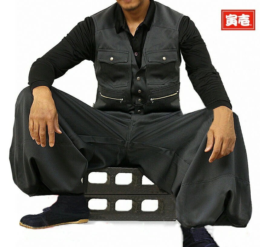 Toraichi 3920-418 Tobifuku Work Pants Mini Herringbone Polyester Ninja Style