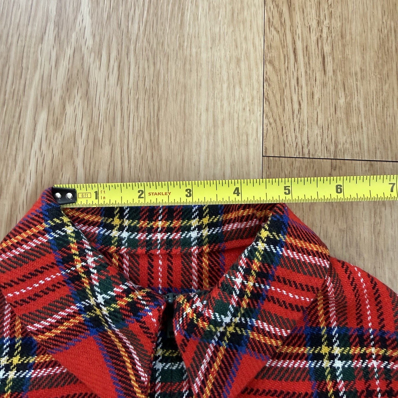 Vintage Tartan/Plaid Wool Blend Holiday Winter Cape Child Size Made in Scotland