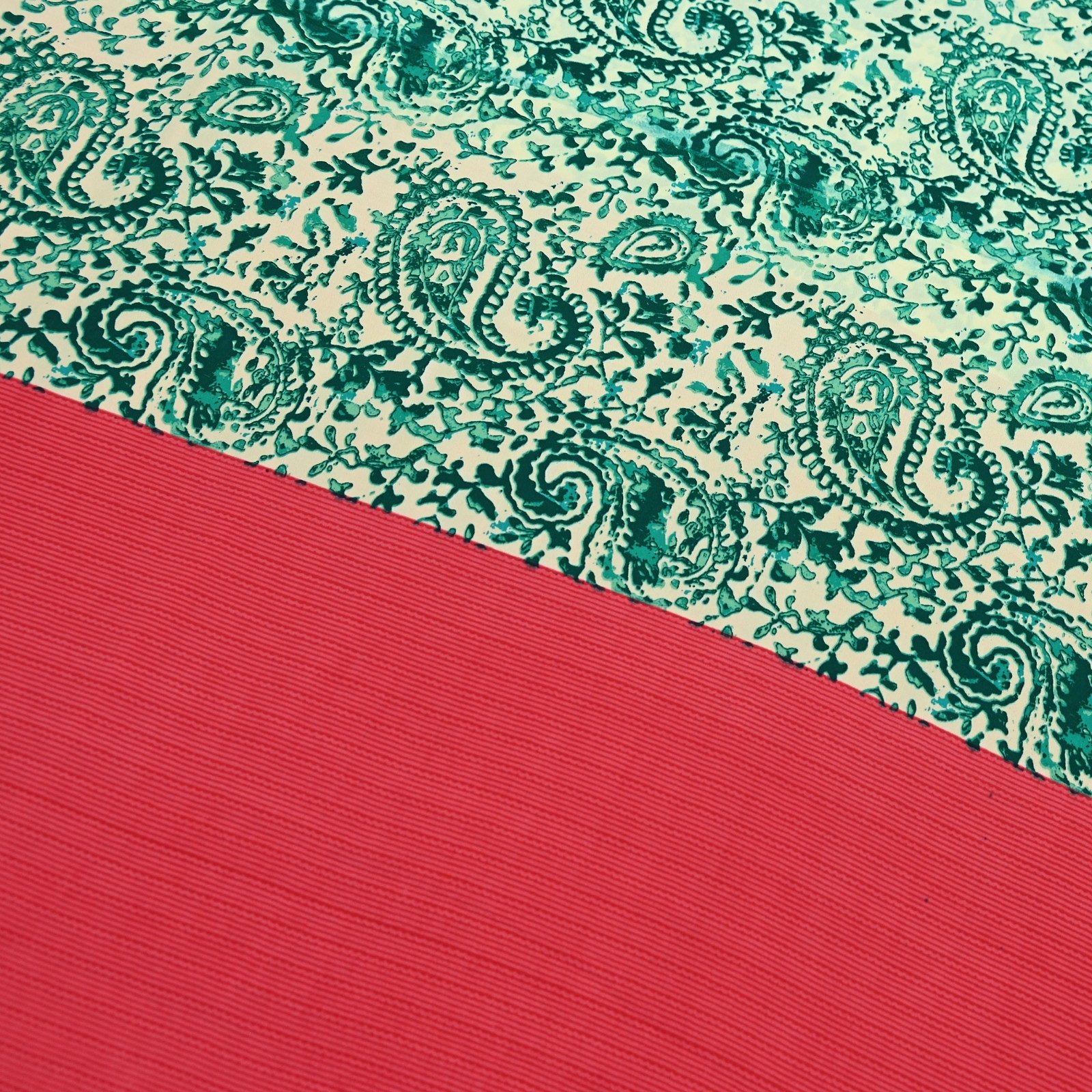 Indian Vintage Sari Pink & Ivory Moss Crepe Printed Sarees 6yd Craft Fabric soft