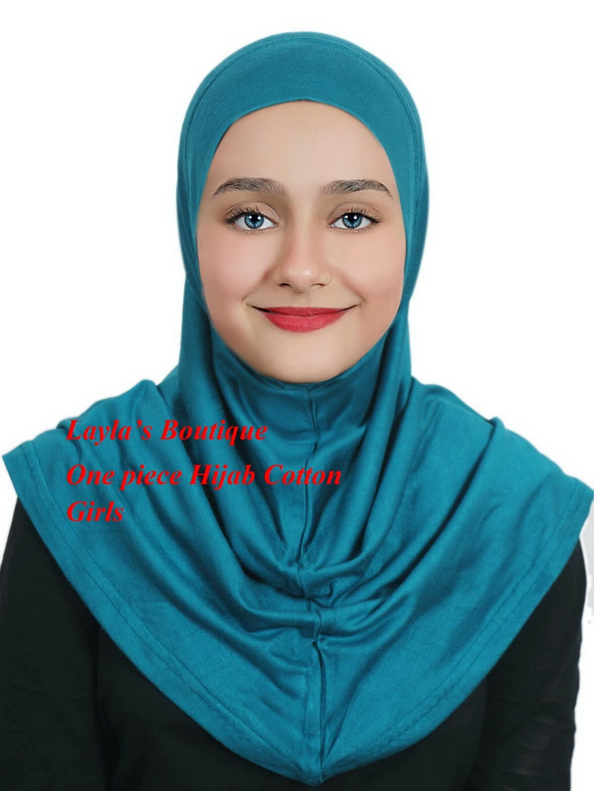 Girls Hijab One piece Cotton Standard Kids Al-Amira Hijabs1 pc hijab