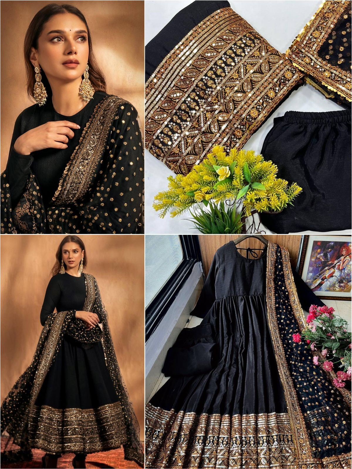 GOWN SALWAR KAMEEZ PAKISTANI INDIAN WEDDING PARTY WEAR DRESS BOLLYWOOD SUIT NEW
