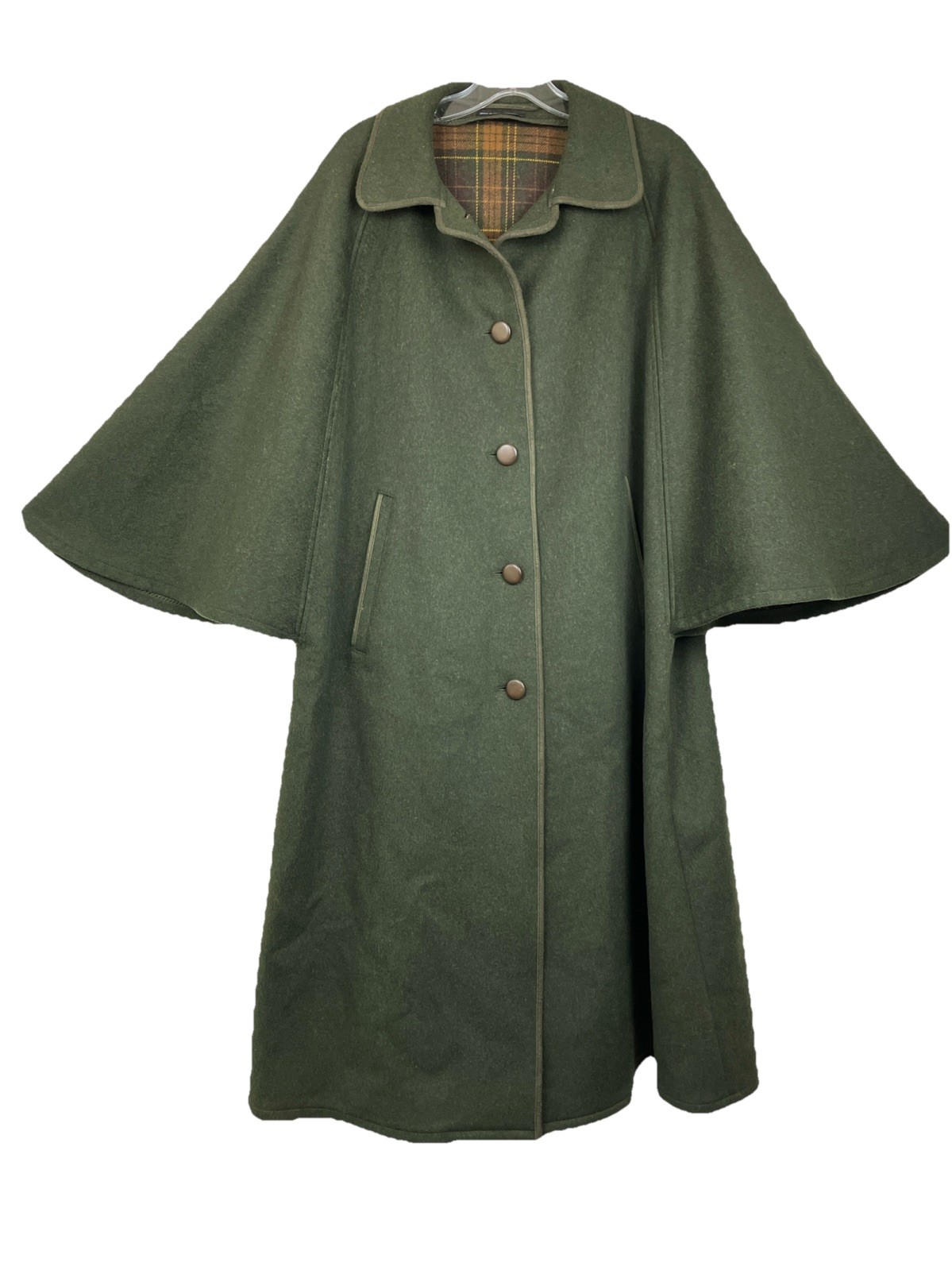 Vintage Loden Frey Western Germany Loden Cape Coat Hybrid Oktoberfest Trachten