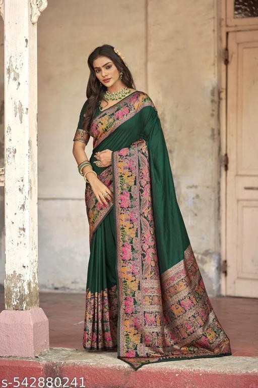 Women’s Kanchipuram Paithani silk saree