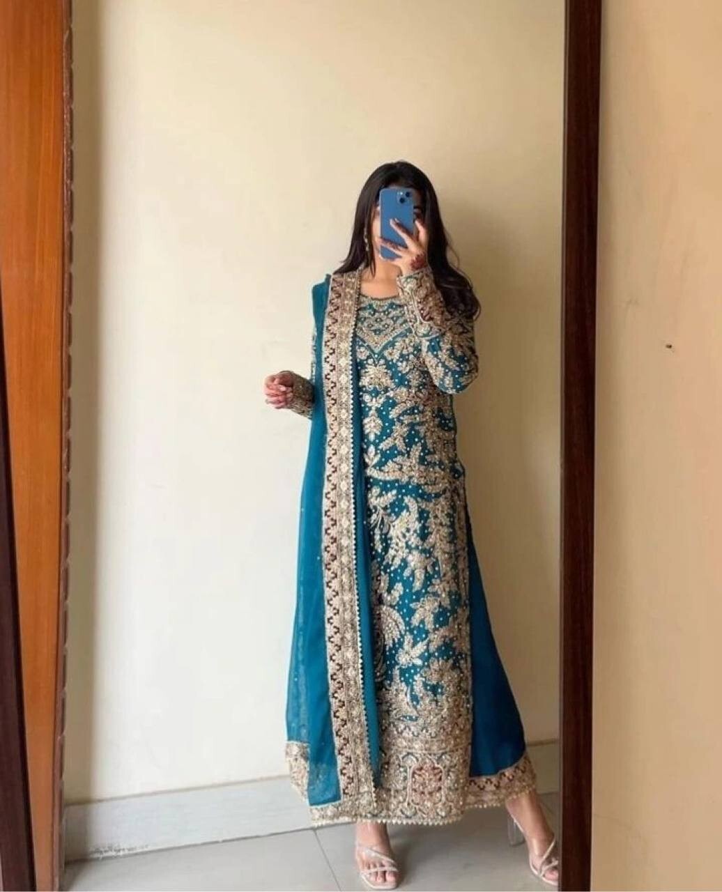 Pakistani Dress Salwar Kameez Ready To Wear Suits Indian Wedding Party 3 Piece L