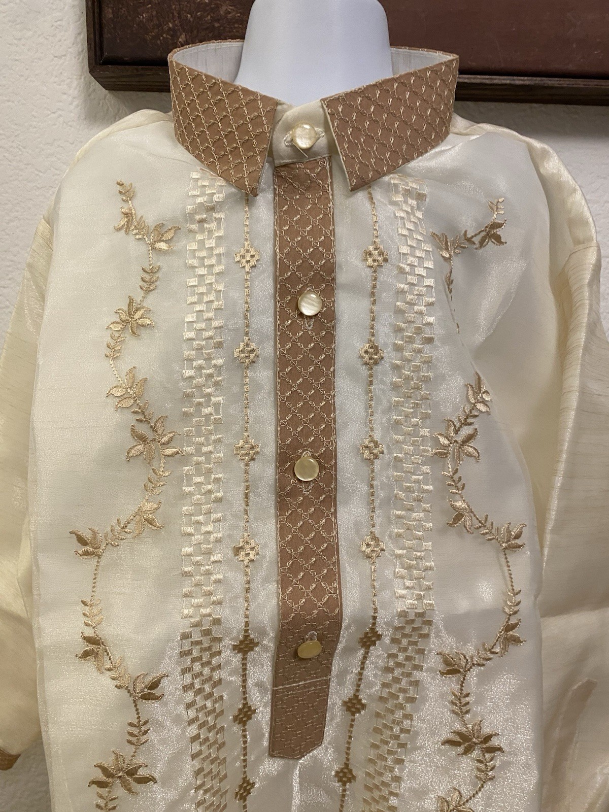 Barong Tagalog Size 12 For Boys