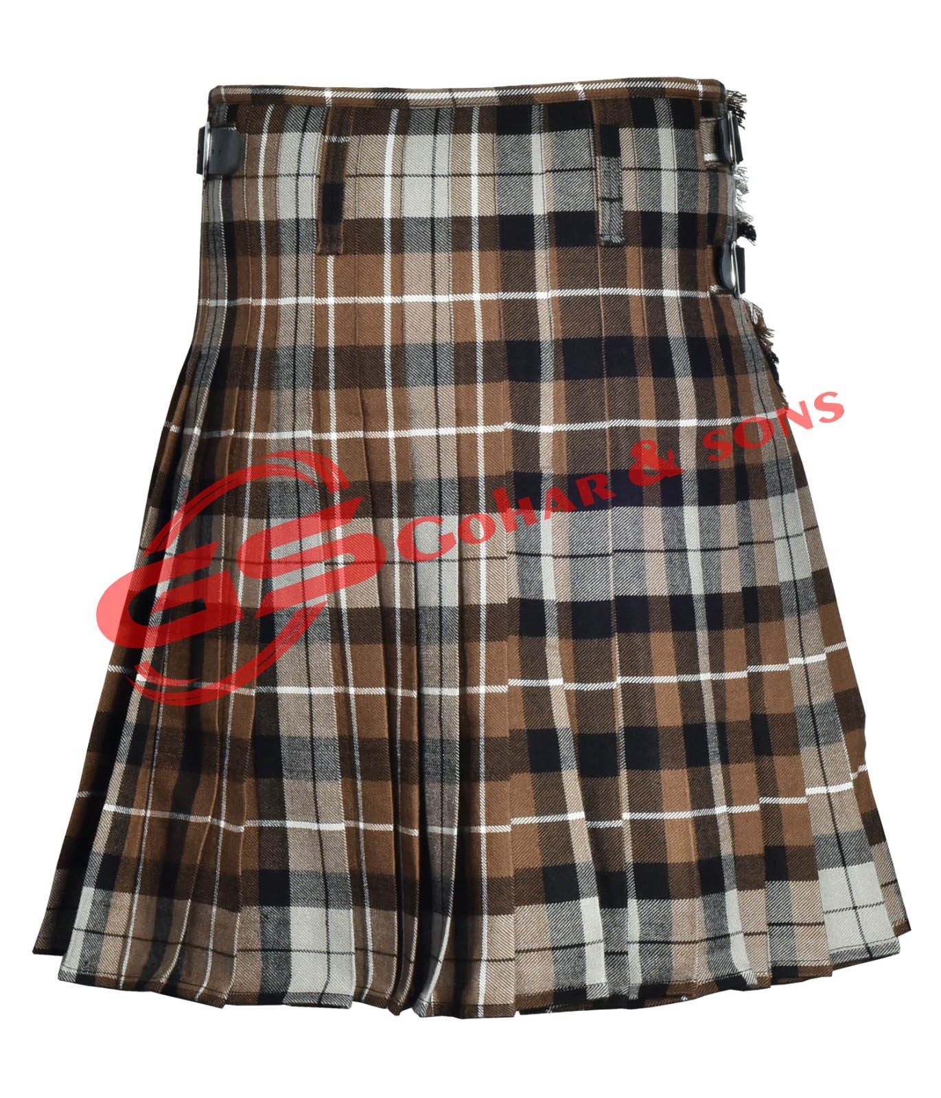 Graham Montrose Weathered Tartan 8 Yard Kilt Men’s Traditional kilt Custom Size