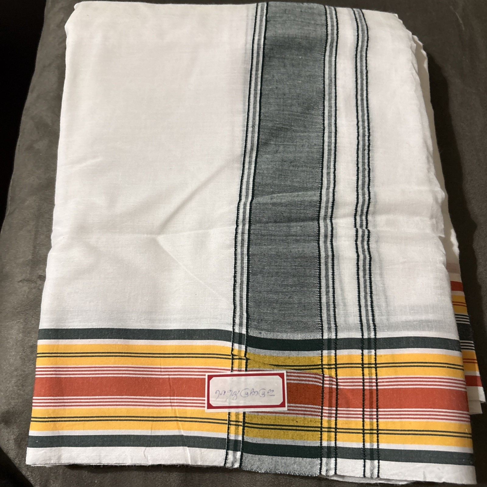 Cotton Cool Men’s Rich White Single Dhoti