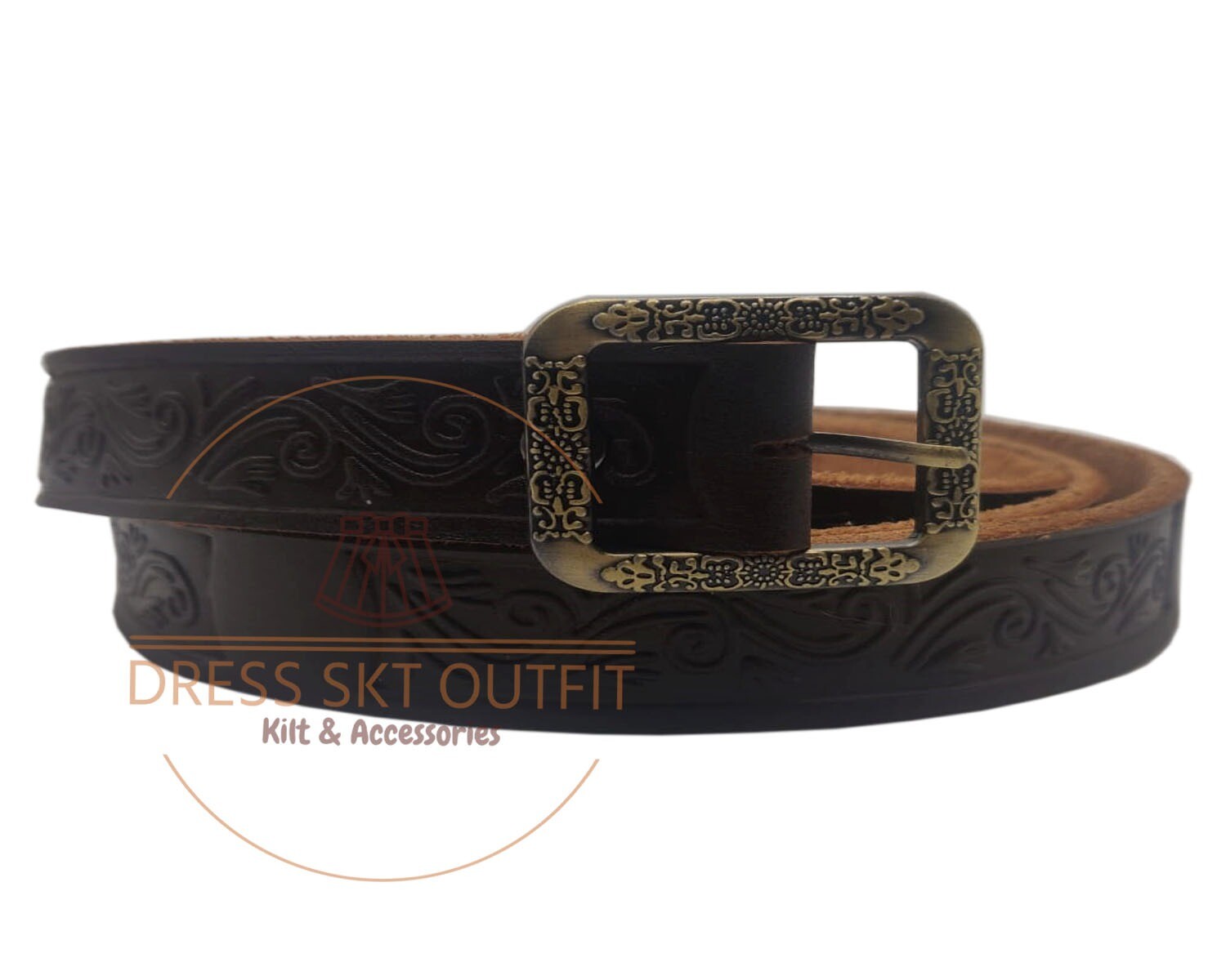 Scottish Sporran Belt/Sporran Strap Premium Leather 3 MM Thick 1 Inches Width