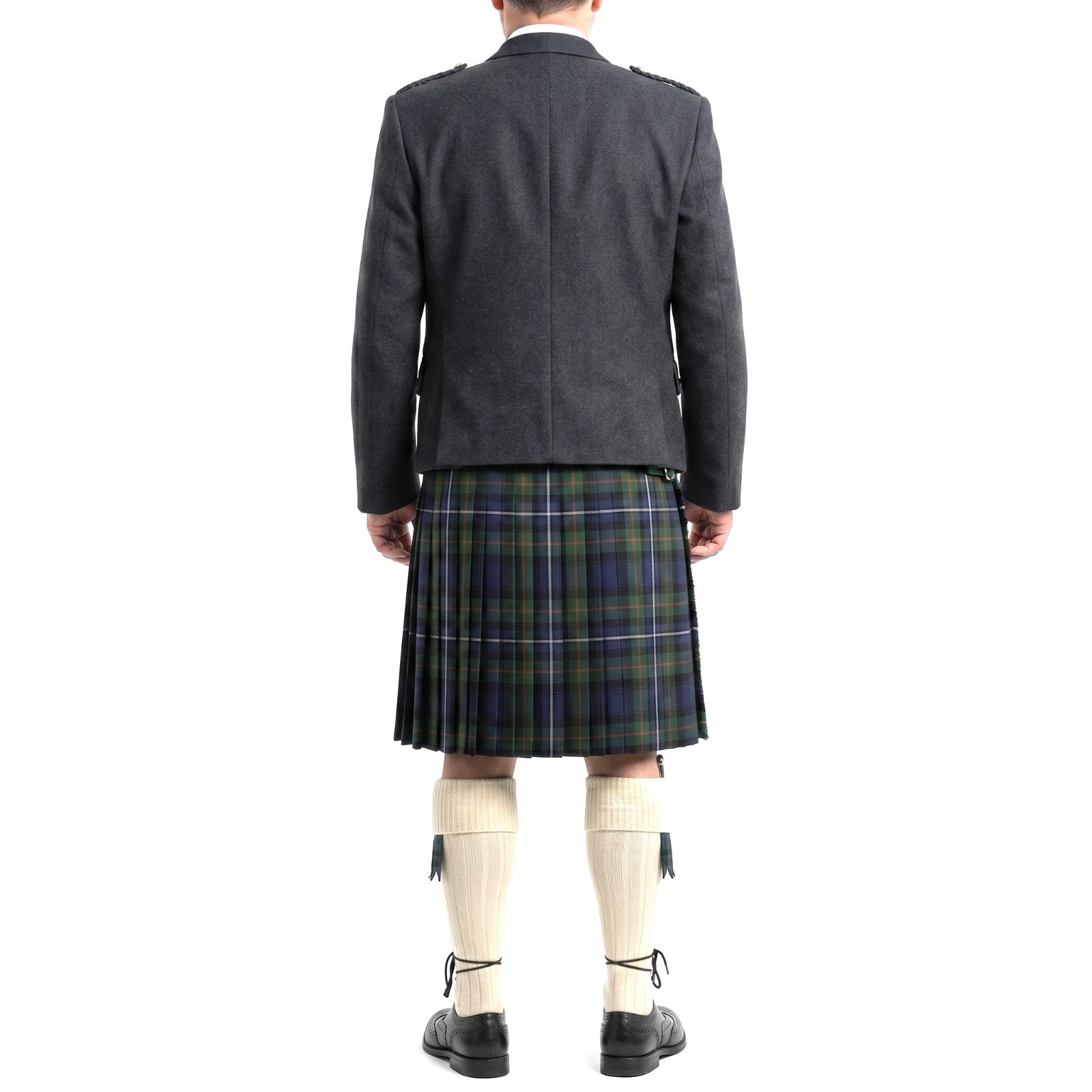 Robertson Hunting Modern Tartan 8 Yard 12oz Weight Men’s Wool Blend Kilt