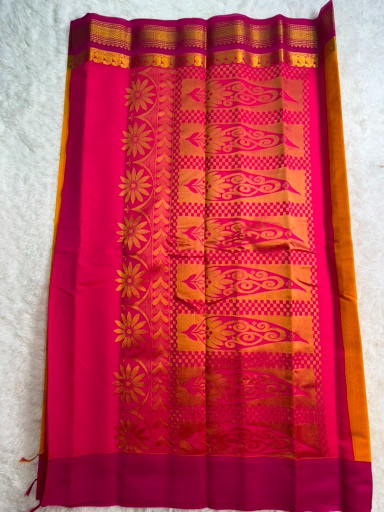 Traditional Handloom Gadwal Silk Saree