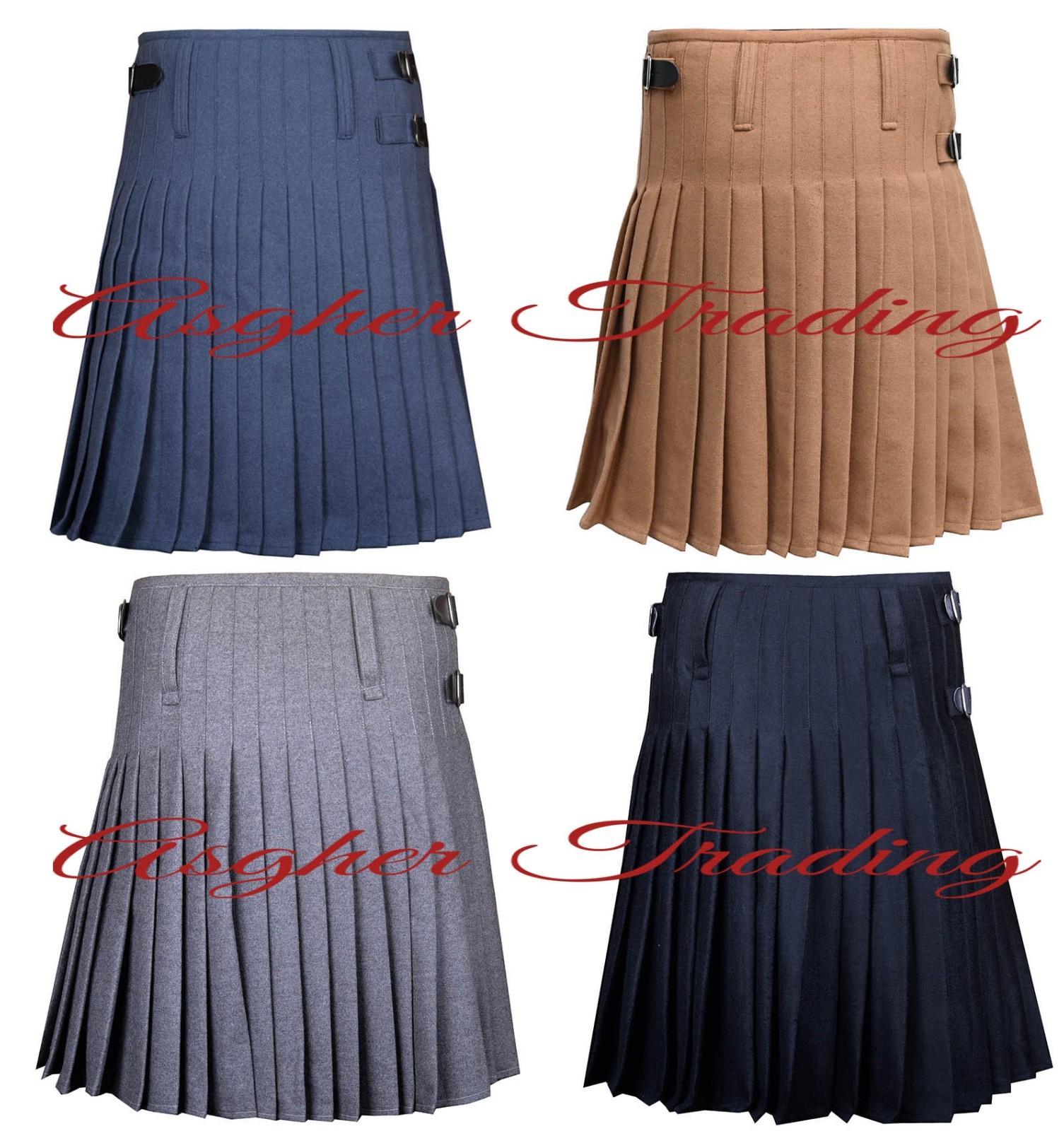 Premium Traditional Wool Kilts, 16 Oz Weight 8 Yard Kilt For Men’s & Custom Size