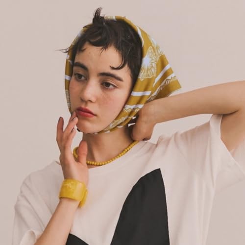 Cotton-Blend Bandana, Head Scarf, Headband, Head wrap, Hair Neck Scarf Fcs007