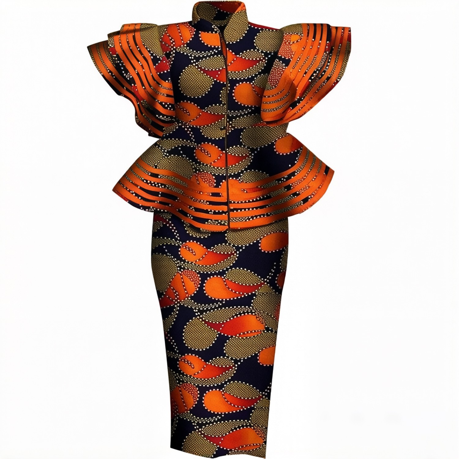 African Dashiki Suits Sample Sale | Women’s Nigerian Print Outfits Limited Stock