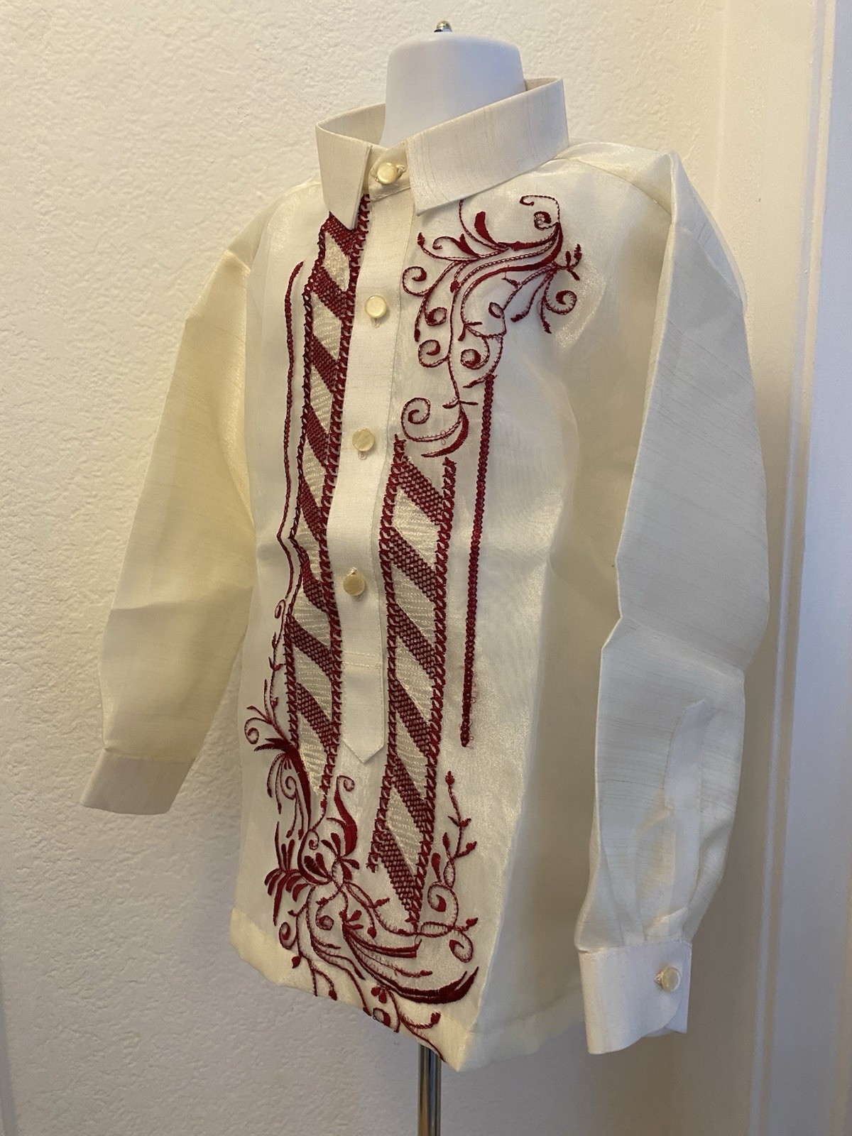 Barong Tagalog Size 8 For Boys