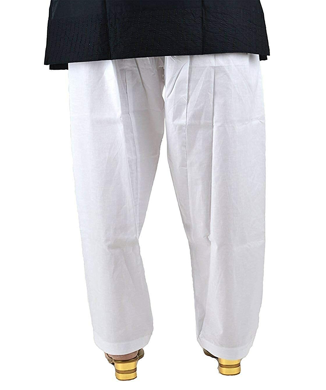 Cotton Readymade Patiala Salwar For Women & Girls Women Regular Fit Salwar White