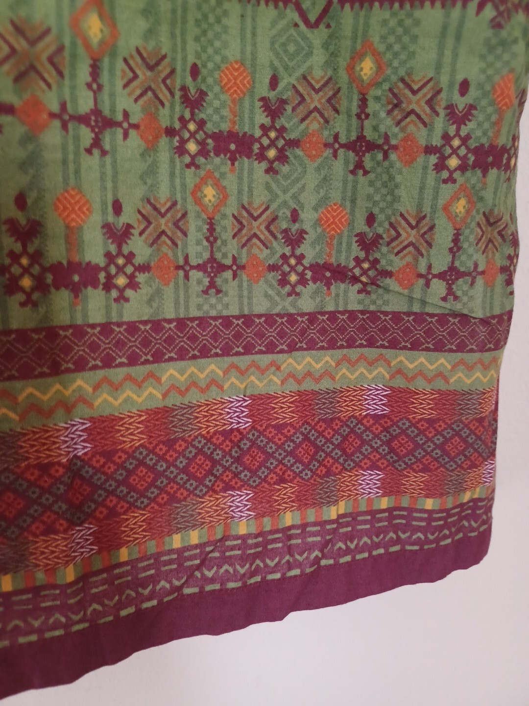 Khaadi Embroidered Stitched Shalwar Size 14 100% Cotton