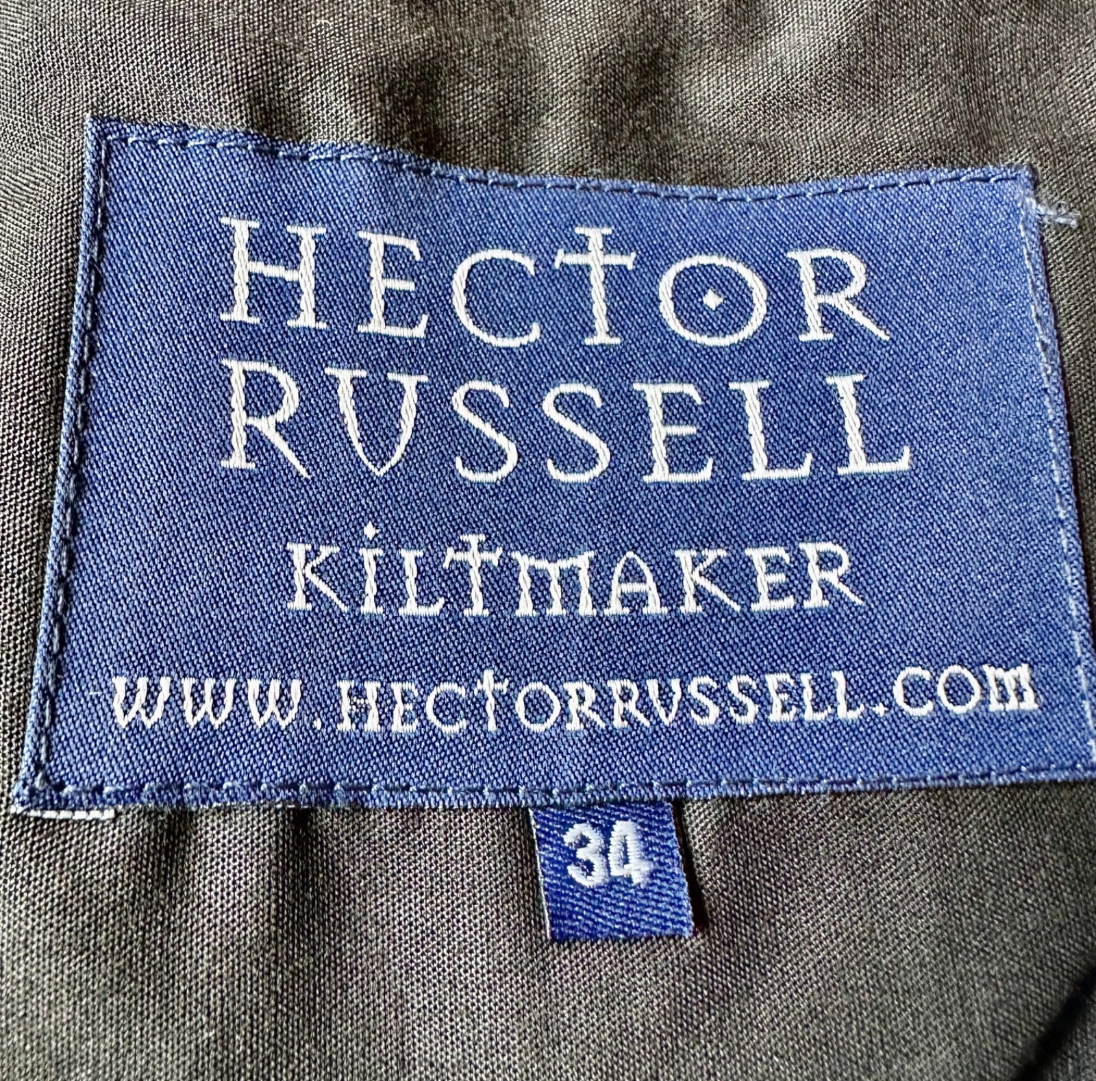 Hector Russel Kiltmaker Tartan Kilt Men’s 34 Traditional Black Watch EUC