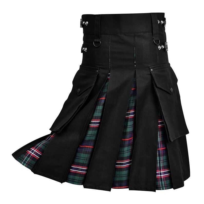 H HIGHLAND REDSTONE Men’s Hybrid Utility Kilt Scottish National Size 46-48