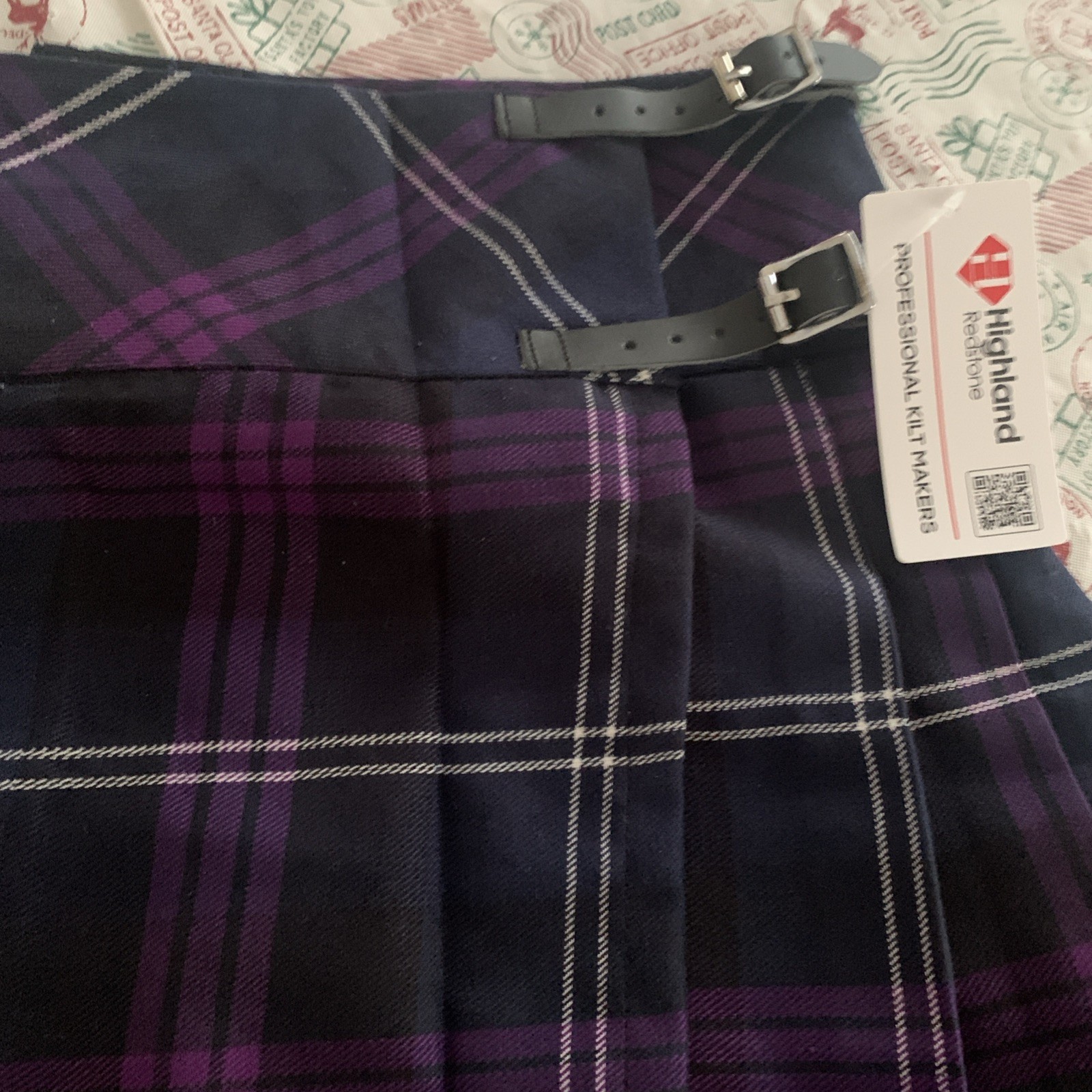 Highland Redstone Kiltmakers Billie Kilt Royal Stewart Tartan Sz 6Skirt Plaid