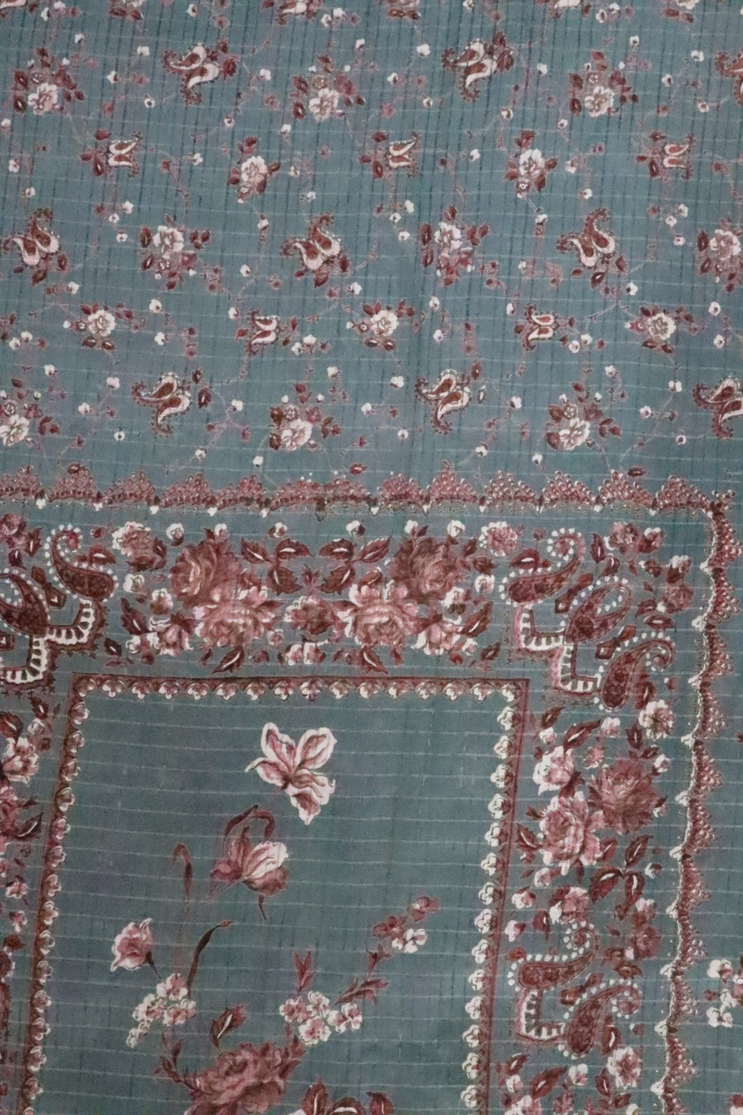 Vintage Chiffon Silk Saree, Lightweight Fabric for DIY & Sewing CS1291