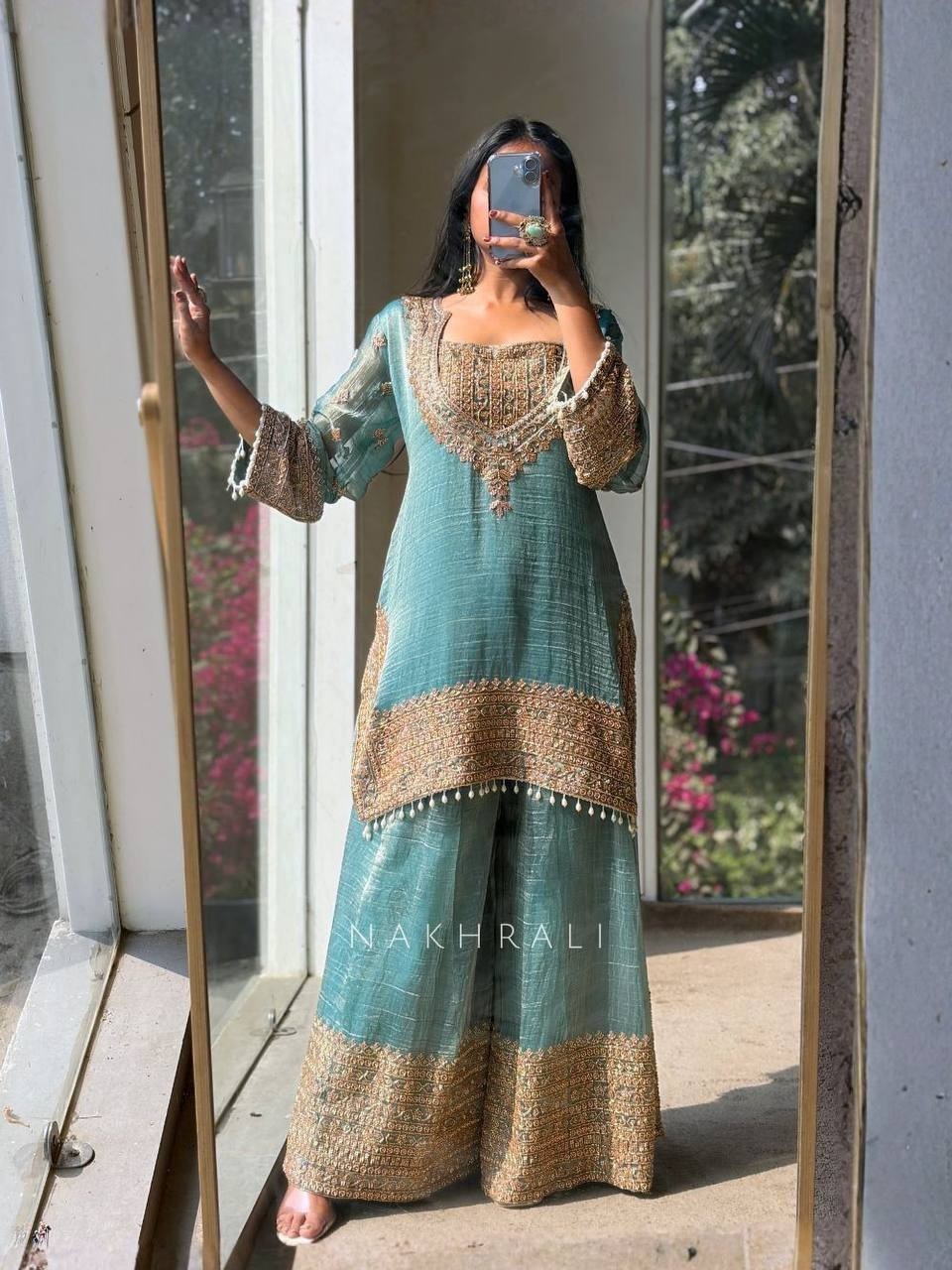 Crunchy Suits Pakistani Salwar Kameez Readymade Palazzo Bollywood Wedding Party