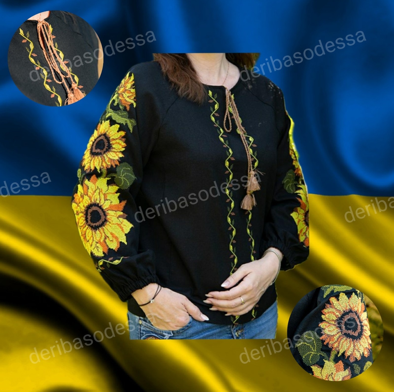 Traditional Ukrainian clothing,women’s embroidered blouse VyshyvankaS,M,L XL,2XL