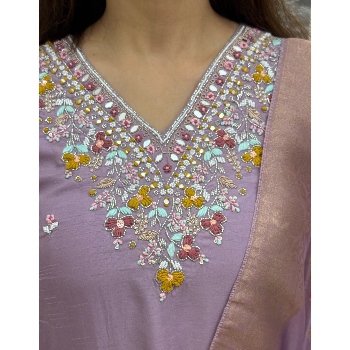 Premium Silk Kurta Palazzo Dupatta Set Stitched Salwar Kameez Suit Kurta Kurti
