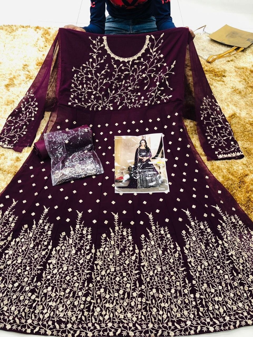 Pakistani Shalwar kameez Party Wear Anarkali Gown Dress Bollywood Indian Wedding