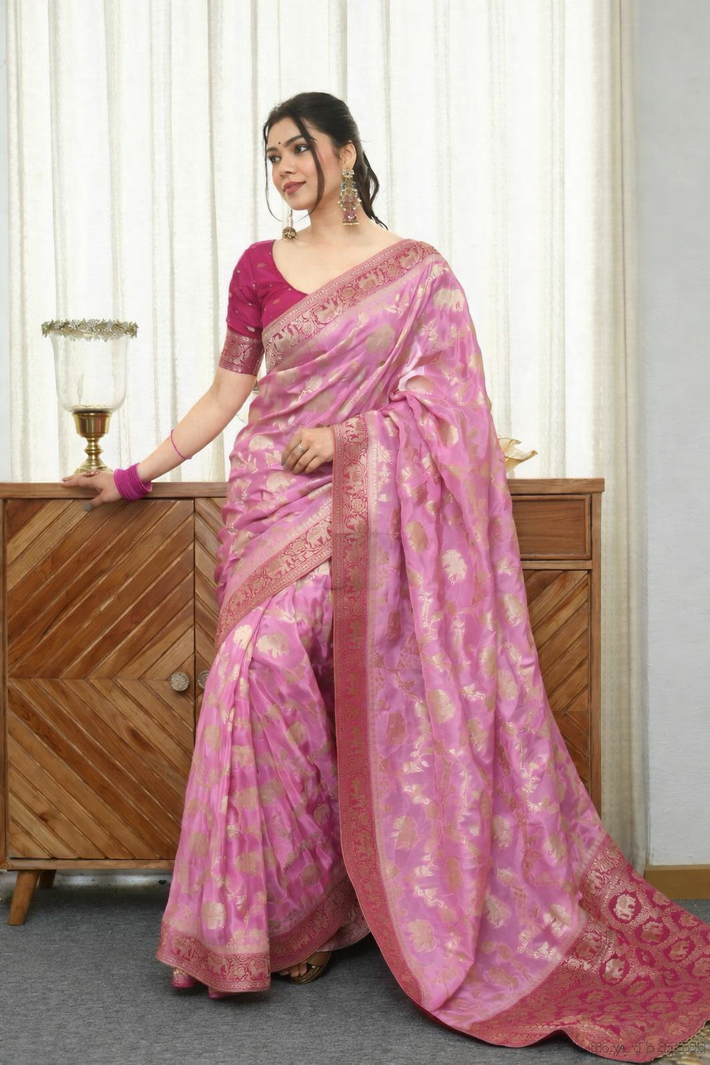 INDIAN SARI PAKISTANI WEDDING SAREE BLOUSE NEW BOLLYWOOD DESIGNER PARTY WEAR