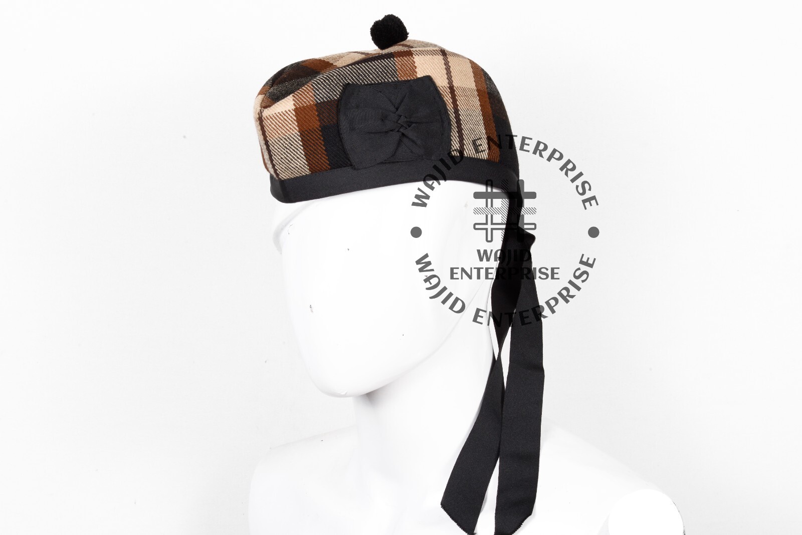 GLENGARRY Kilt Hat Scottish Rose Ancient tartan Military Bonnet Glengarry Cap