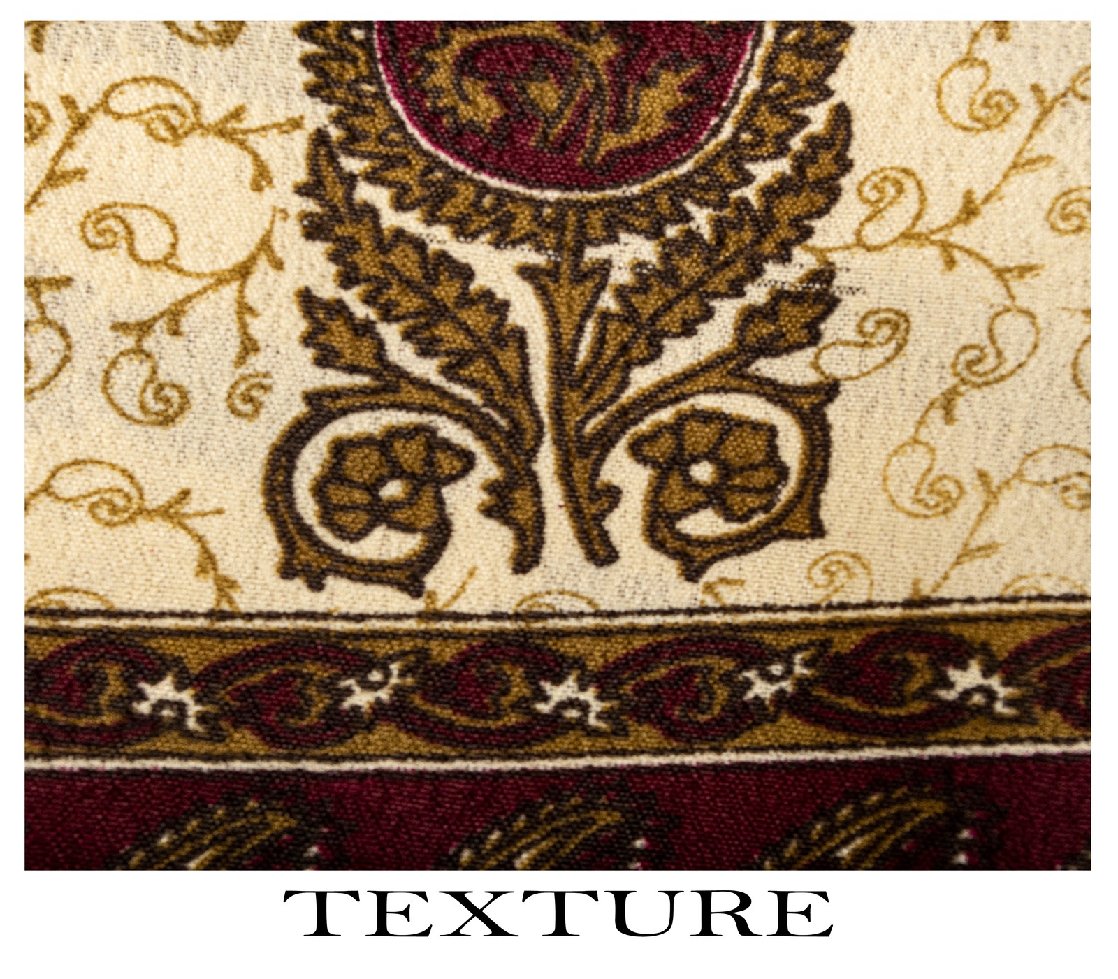 Sanskriti Vintage Beige-Wine Moss Crepe Saree Paisley Printed Fabric 6 Yard Sari