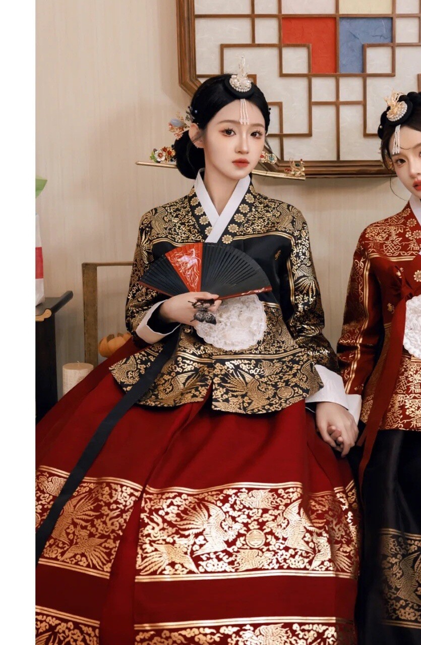 Women Korean Hanbok Traditional Dress National Costume Court Dress Wedding New