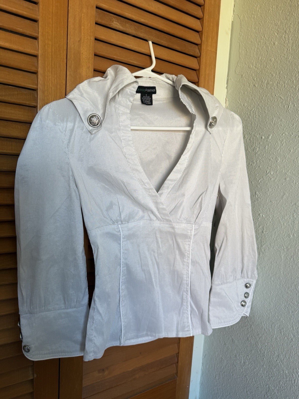 Gracia Fashion/ Elegant Blouse V-Neck, Regular Fit