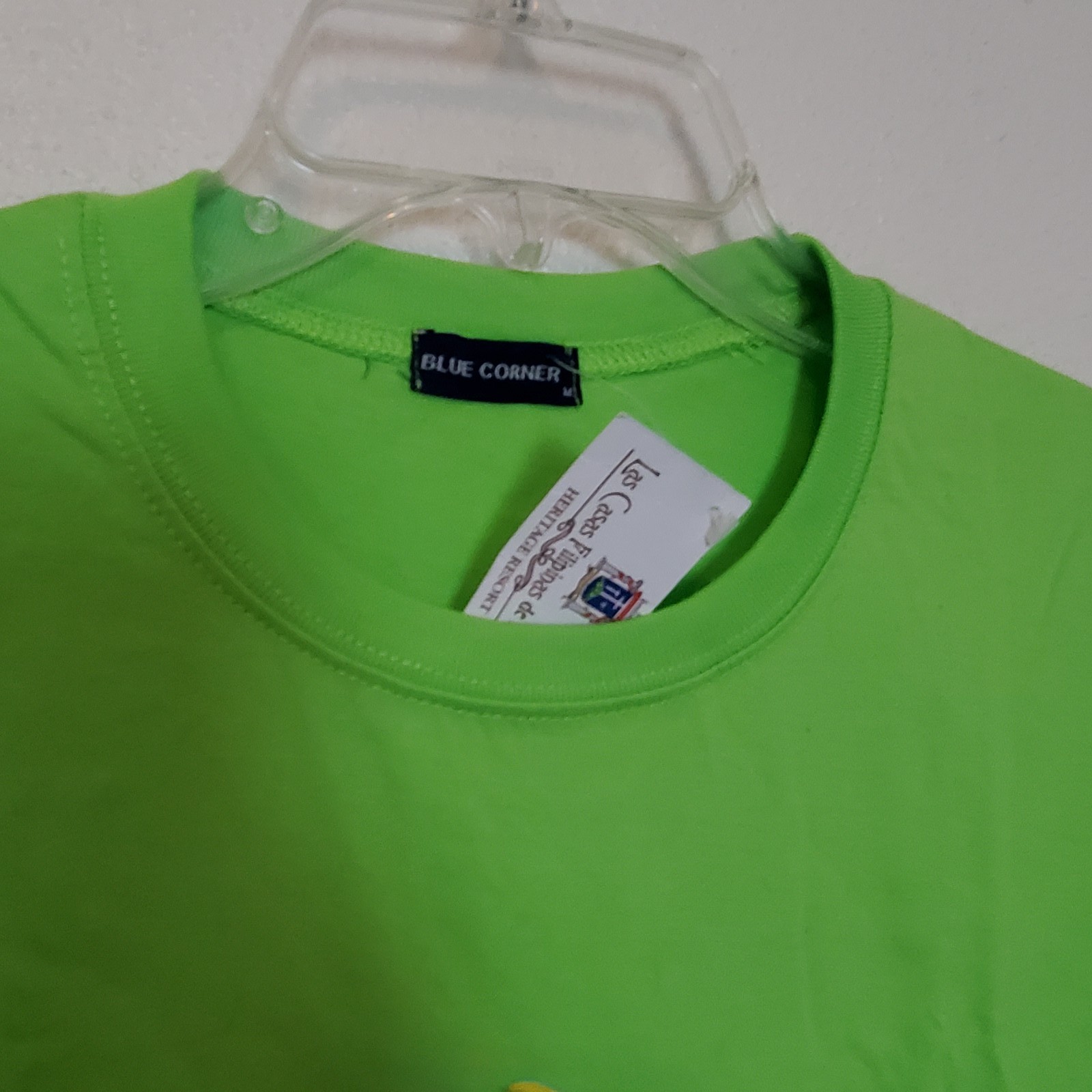 Blue Corner Filipino Mango Graphic T-Shirt Medium Lime Green Philippines