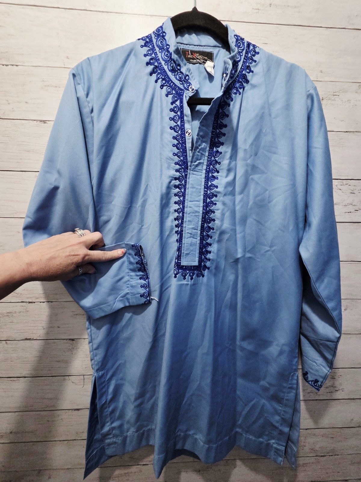 Moroccan Men 3 Pieces Thobe Jabador Djellaba Jubba Long dress