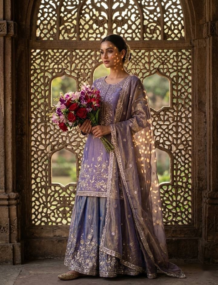 INDIAN SALWAR KAMEEZ PAKISTANI WEDDING PARTY DRESS WEAR BOLLYWOOD SUIT SHARARA