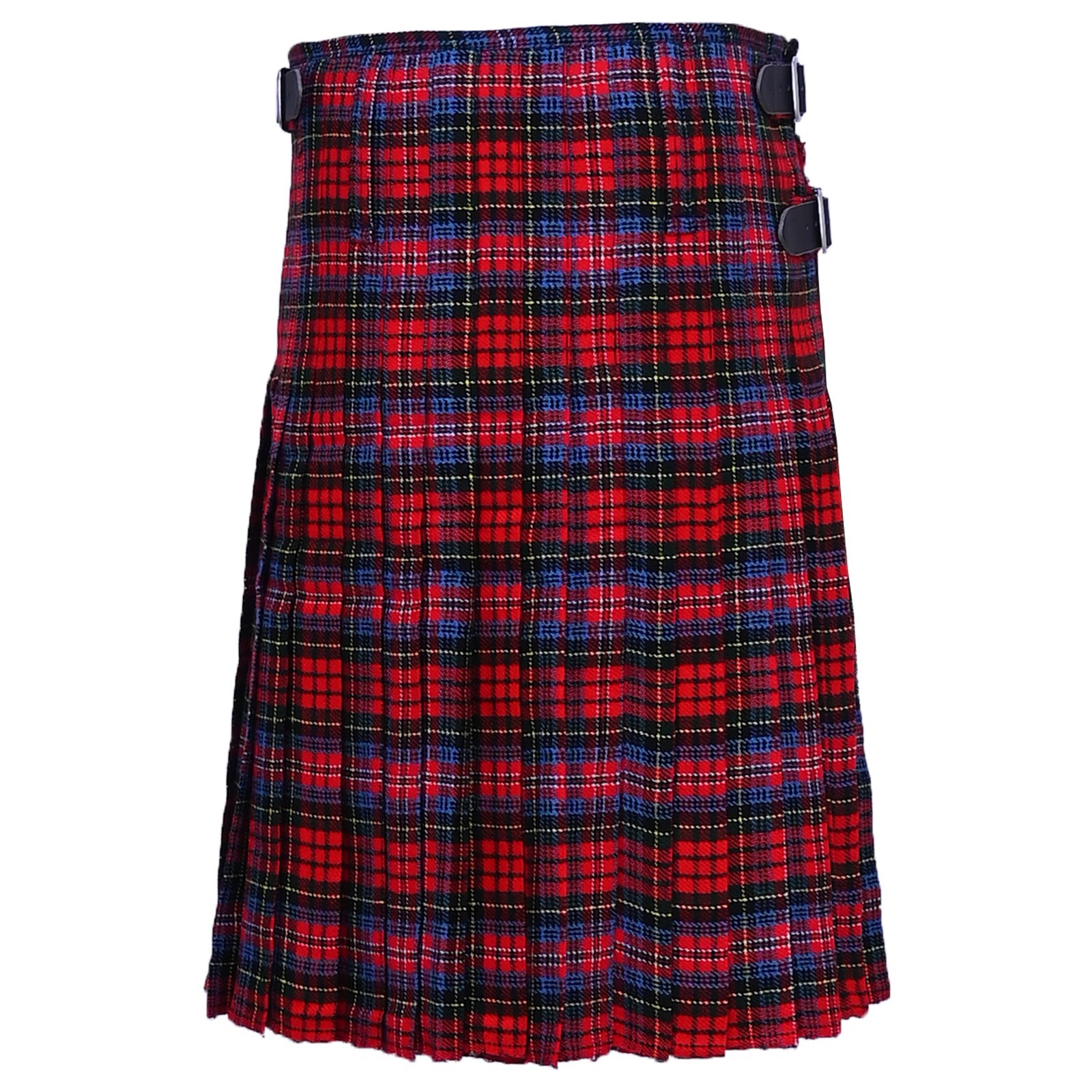 Scottish Tartan Kilt Macpherson 8 Yards Irish Traditional Kilt Highlander Outfit