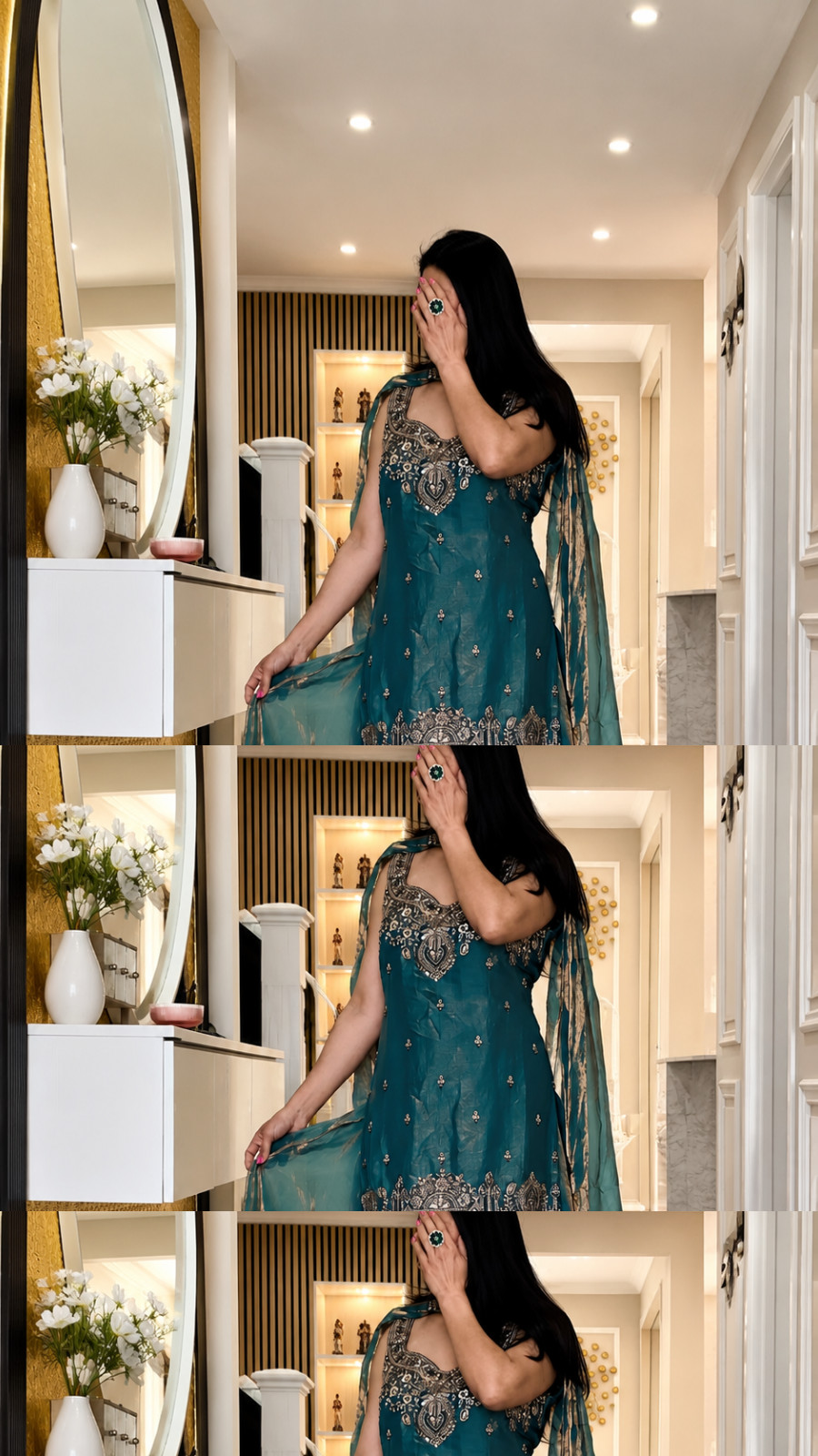 Ready To Wear GEORGETTE Anarkali Gown Suit Sequence Work Festive Sharara Style