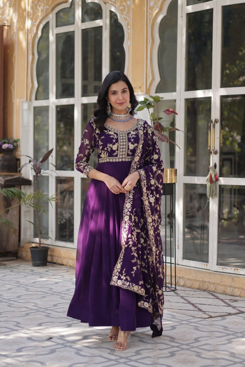 Pakistani Designer Salwar Kameez Indian Bollywood Gown Party Wear Suit Wedding