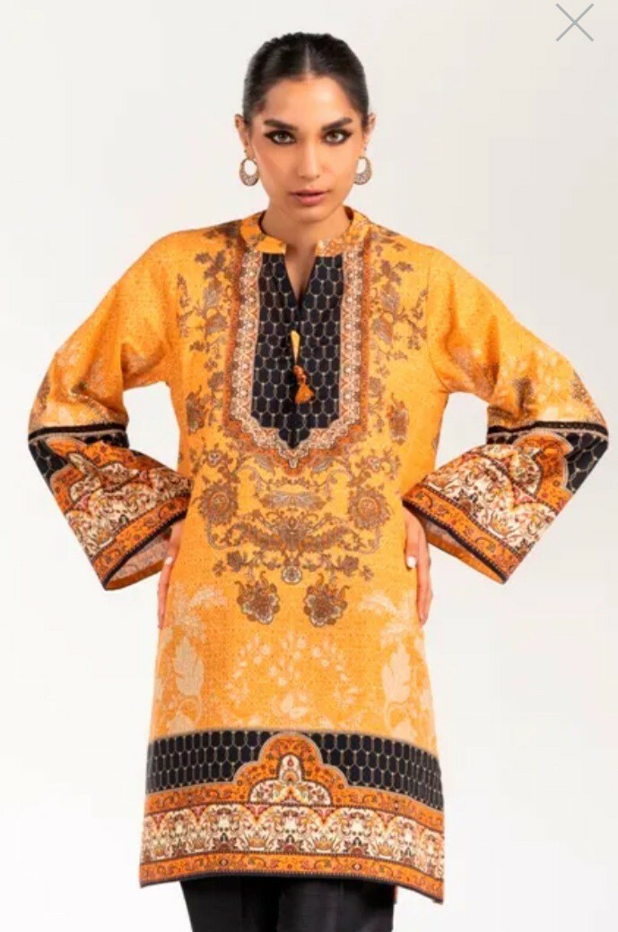 NWT GUL AHMED Khaddar Kurti Size M Pakistani Designer Indian SAFINAZ JOFA