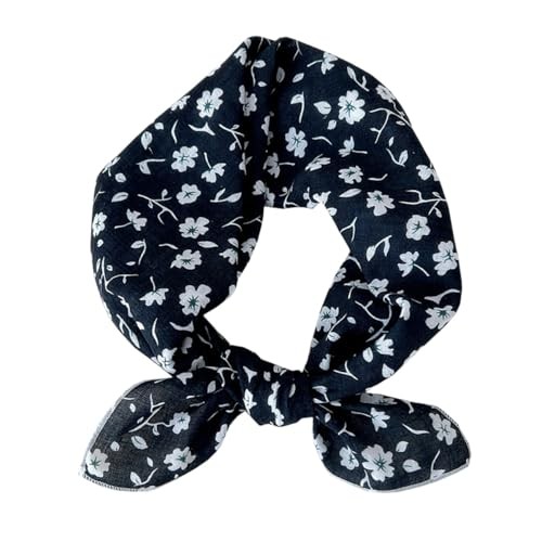 Cotton-Blend Bandana, Head Scarf, Headband, Head wrap, Hair Neck Scarf Fcs037