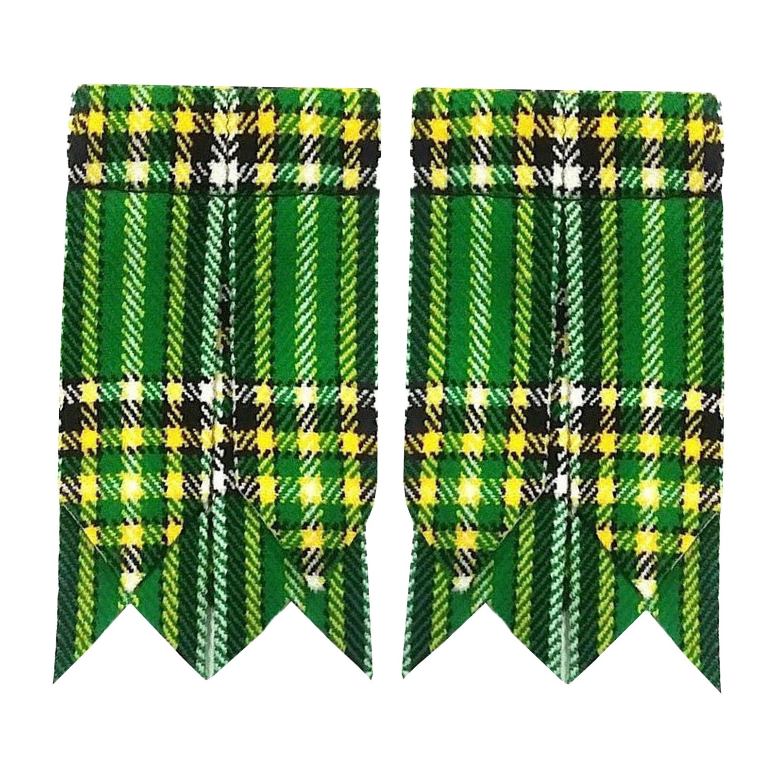 Scottish Tartan Irish Heritage Flashes Tartan Kilt Hose Garter Highland Outfit