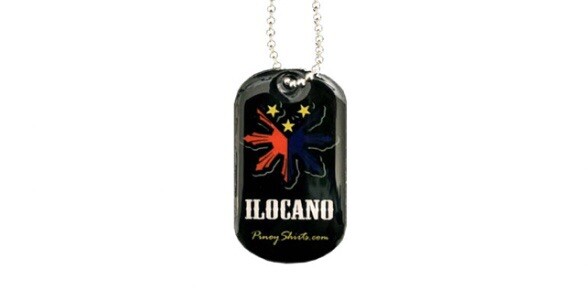 Ilocano Dogtag Filipino Philippines Pinoy Pinay Necklace Pendant Chain