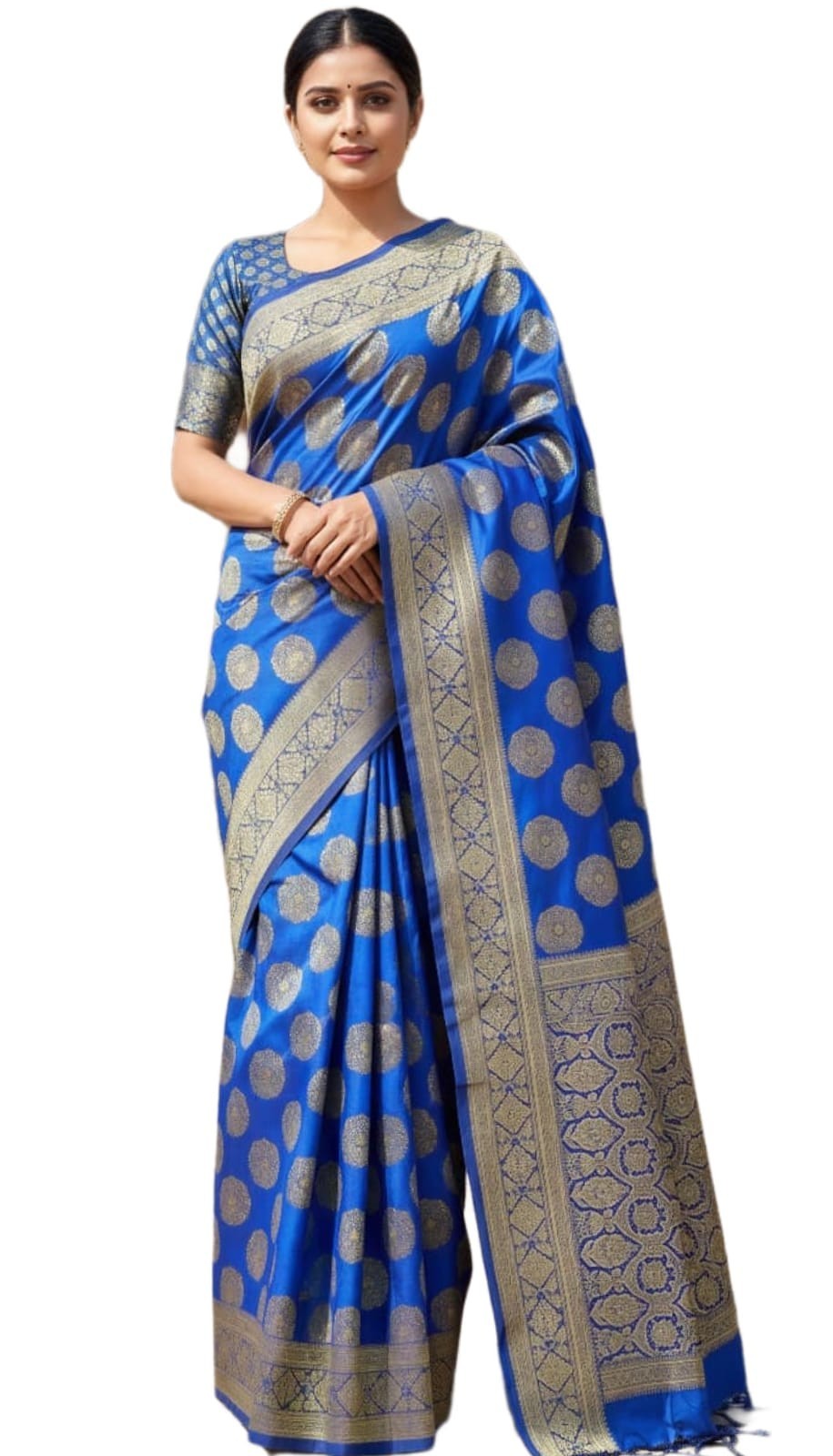 Ready to Wear Fendy Satin Saree with Heavy Sequin Embroidery | Designer Border &