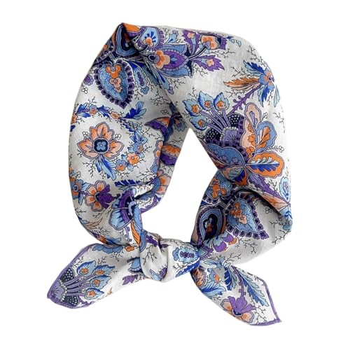 Cotton-Blend Bandana, Head Scarf, Headband, Head wrap, Hair Neck Scarf Fcs008