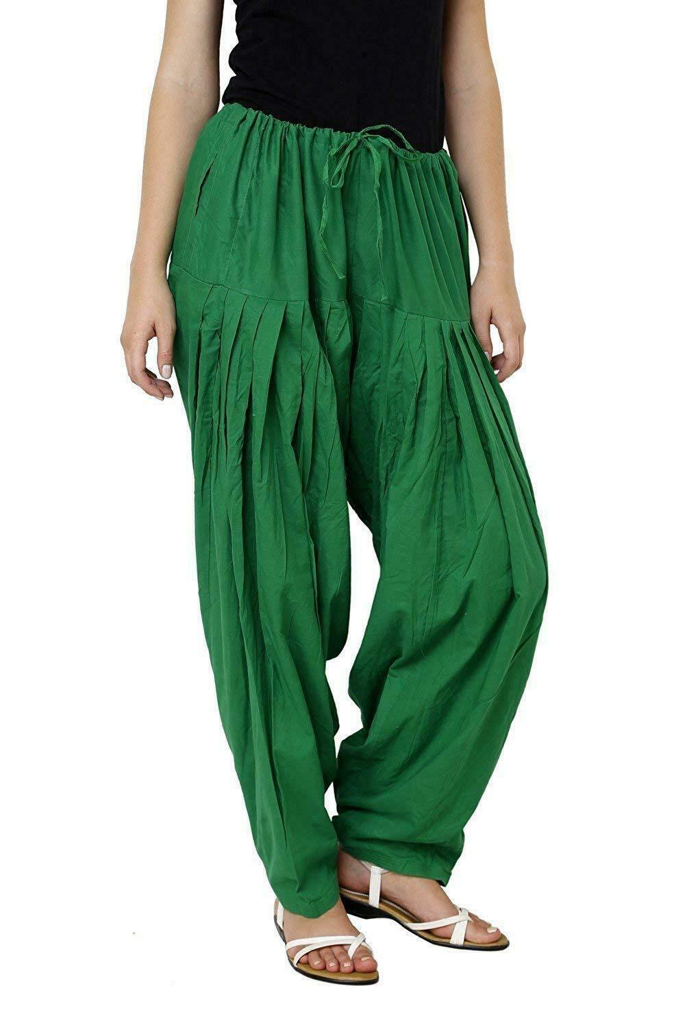 Indian Women’s Ethnic Ready Made Salwar Regular Fit Cotton Heram Pants