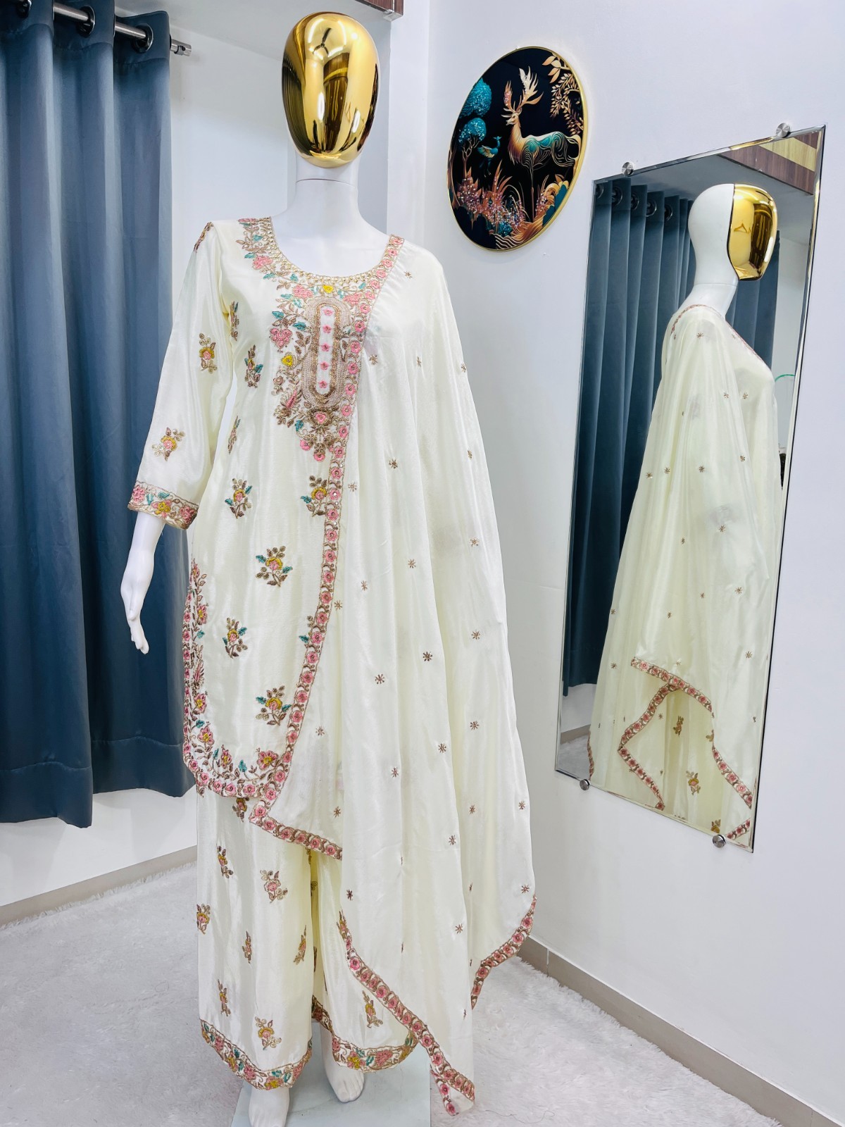 Salwar Kameez Pakistani Indian Wedding Party Wear Dress Bollywood Suit Sharara
