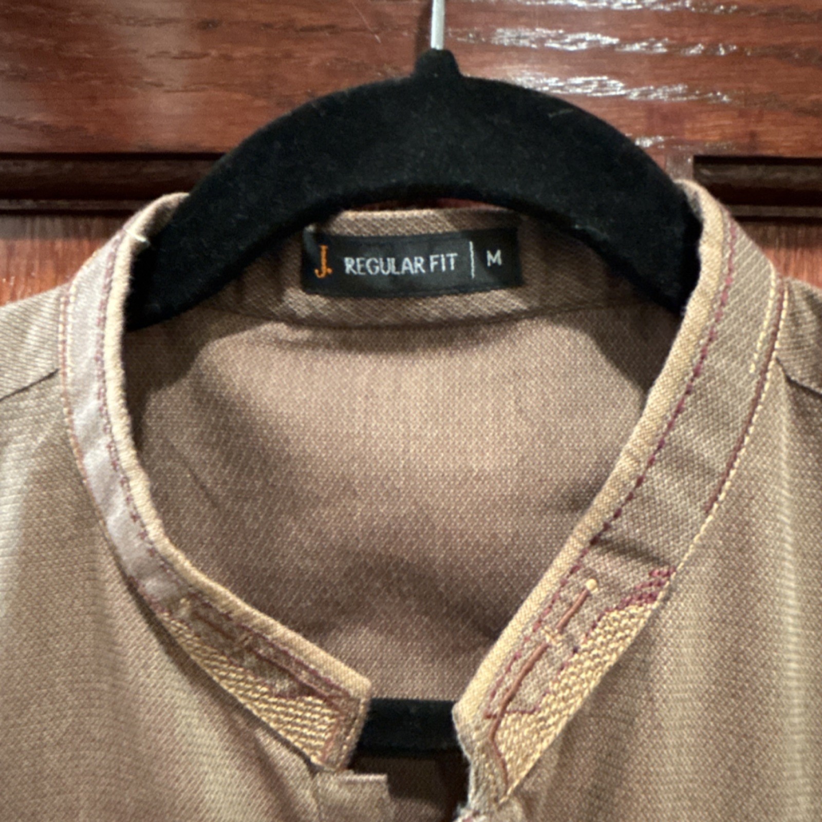 J. Brown Regular Fit Kurta Men Size M Long Sleeve Traditional Wear